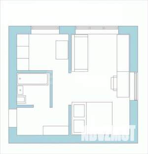 1-к квартира, вторичка, 31м2, 5/5 этаж