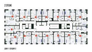 1-к квартира, вторичка, 33м2, 2/19 этаж