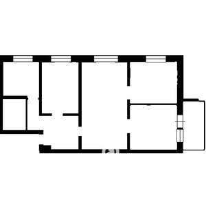 3-к квартира, вторичка, 65м2, 1/9 этаж