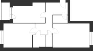 2-к квартира, вторичка, 77м2, 4/5 этаж