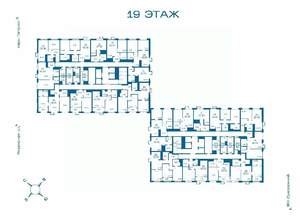 1-к квартира, вторичка, 39м2, 19/25 этаж