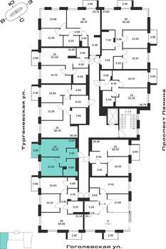 1-к квартира, вторичка, 41м2, 2/7 этаж