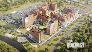 1-к квартира, сданный дом, 38м2, 3/12 этаж