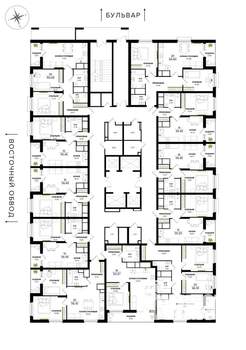1-к квартира, вторичка, 39м2, 23/25 этаж