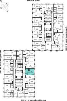 Студия квартира, строящийся дом, 28м2, 7/25 этаж