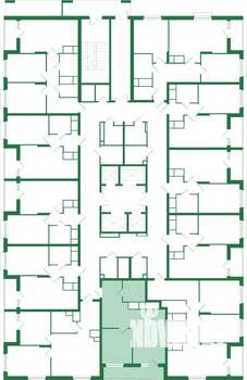 1-к квартира, вторичка, 50м2, 23/25 этаж