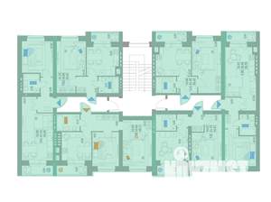 1-к квартира, строящийся дом, 33м2, 5/5 этаж