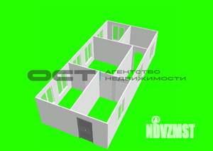 1-к квартира, вторичка, 78м2, 2/2 этаж