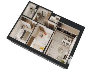 2-к квартира, вторичка, 59м2, 2/10 этаж