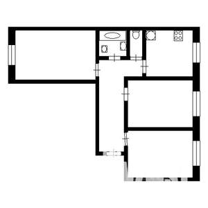 3-к квартира, вторичка, 76м2, 2/5 этаж