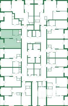 1-к квартира, вторичка, 39м2, 2/25 этаж