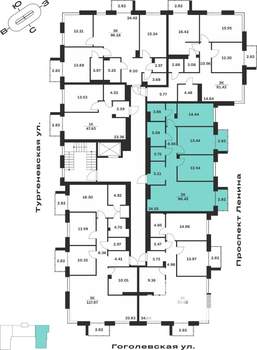 3-к квартира, вторичка, 96м2, 6/7 этаж