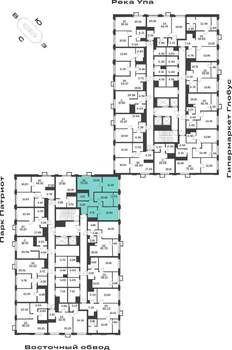 3-к квартира, вторичка, 74м2, 16/25 этаж