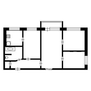 4-к квартира, вторичка, 63м2, 5/5 этаж
