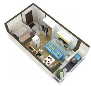 Студия квартира, вторичка, 24м2, 16/22 этаж