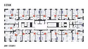 1-к квартира, вторичка, 35м2, 6/19 этаж
