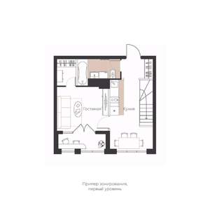 1-к квартира, вторичка, 34м2, 5/5 этаж