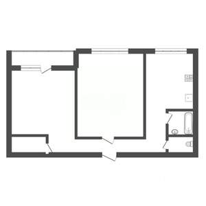 2-к квартира, вторичка, 51м2, 2/9 этаж