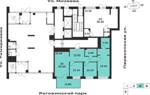3-к квартира, вторичка, 86м2, 1/24 этаж