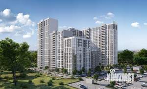 2-к квартира, строящийся дом, 63м2, 9/25 этаж