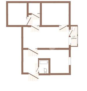 3-к квартира, вторичка, 56м2, 5/5 этаж