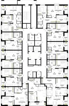 1-к квартира, вторичка, 39м2, 15/25 этаж