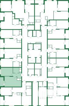 1-к квартира, вторичка, 41м2, 13/25 этаж