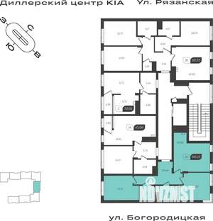2-к квартира, вторичка, 60м2, 3/4 этаж