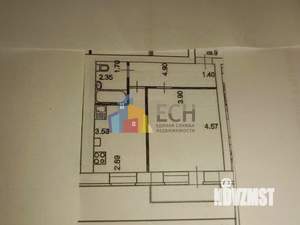 1-к квартира, вторичка, 39м2, 2/3 этаж