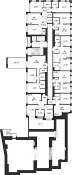 1-к квартира, вторичка, 43м2, 3/10 этаж