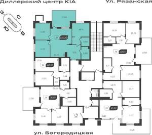 3-к квартира, вторичка, 89м2, 1/4 этаж