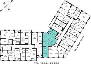 2-к квартира, вторичка, 80м2, 3/15 этаж