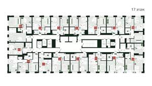 2-к квартира, вторичка, 54м2, 17/19 этаж