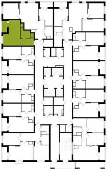 Студия квартира, вторичка, 31м2, 3/25 этаж