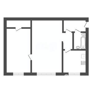 2-к квартира, вторичка, 45м2, 4/5 этаж