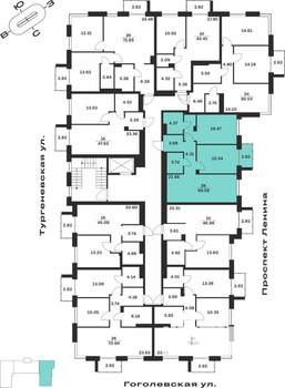 2-к квартира, вторичка, 70м2, 2/7 этаж