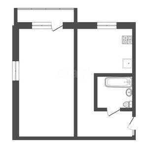 1-к квартира, вторичка, 31м2, 4/5 этаж