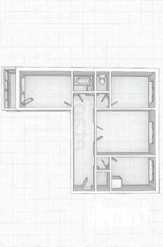 3-к квартира, вторичка, 65м2, 7/9 этаж