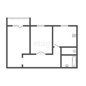 2-к квартира, вторичка, 52м2, 5/9 этаж