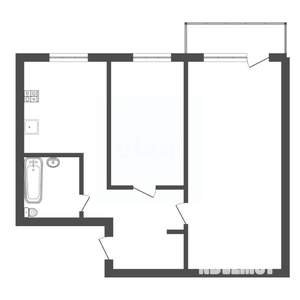 2-к квартира, вторичка, 45м2, 3/5 этаж