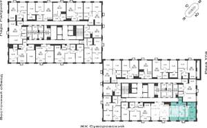 2-к квартира, вторичка, 61м2, 2/25 этаж