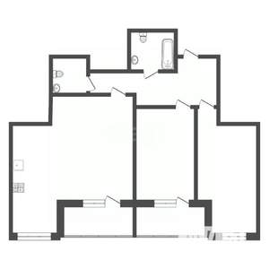 2-к квартира, вторичка, 77м2, 12/22 этаж