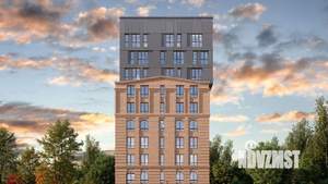 1-к квартира, строящийся дом, 40м2, 1/10 этаж