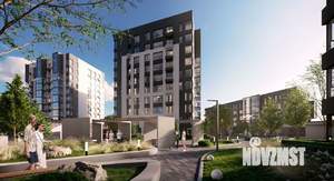 2-к квартира, строящийся дом, 64м2, 8/11 этаж