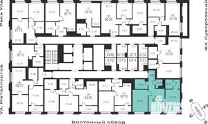 2-к квартира, вторичка, 61м2, 7/25 этаж