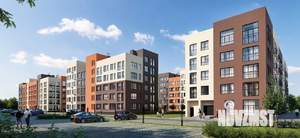 1-к квартира, строящийся дом, 44м2, 5/5 этаж