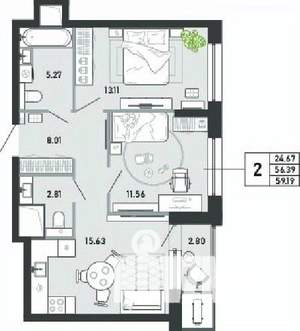 Фото квартиры на продажу (1)