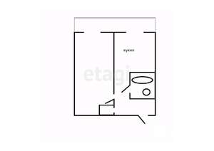 1-к квартира, вторичка, 36м2, 5/5 этаж