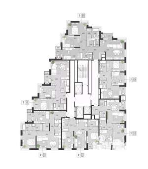 2-к квартира, вторичка, 81м2, 5/21 этаж