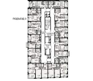 1-к квартира, строящийся дом, 32м2, 12/18 этаж